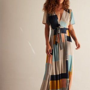The Odells Positano Wrap Maxi Dress